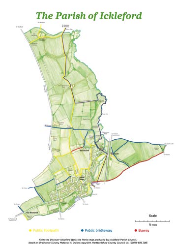 Ickleford Footpath Map