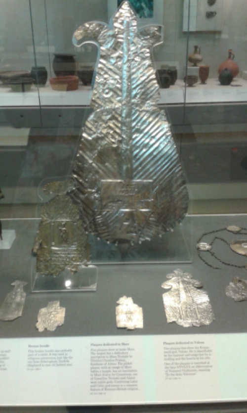 Photograph of silver 'finds' found in Barkway